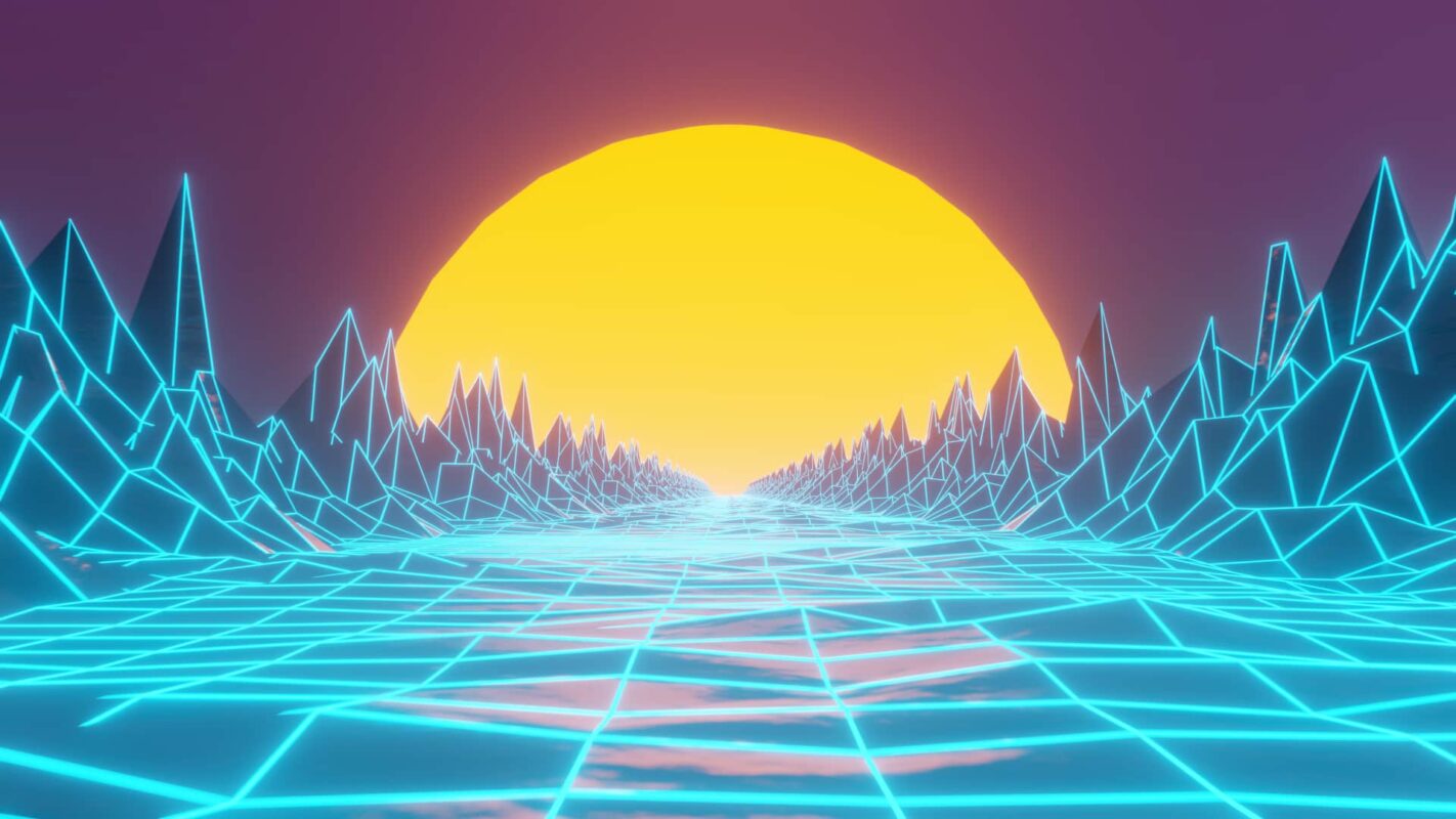 20 Synthwave Backgrounds Pack – Eldamar Studio