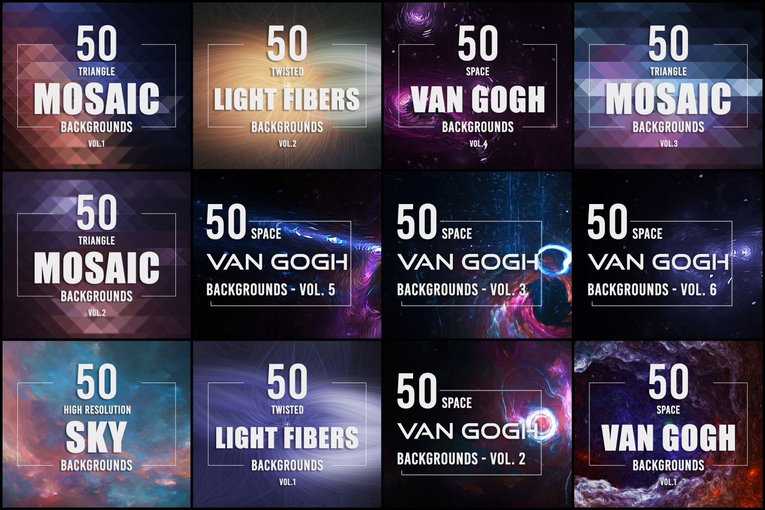 3000+ Space Backgrounds and Textures Collection – Vol.1