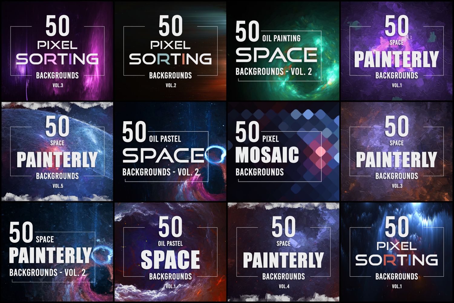 3000+ Space Backgrounds and Textures Collection – Vol.1