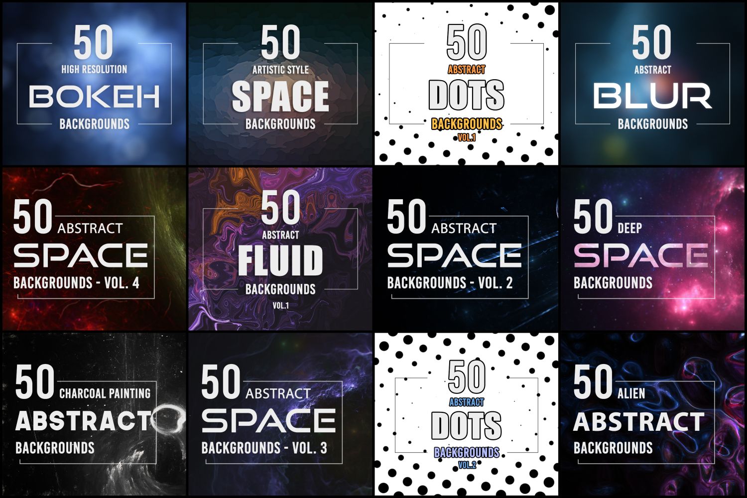 3000+ Space Backgrounds and Textures Collection – Vol.2