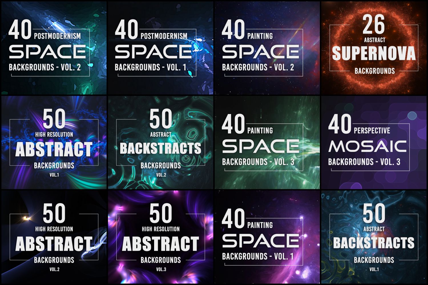 3000+ Space Backgrounds and Textures Collection – Vol.2