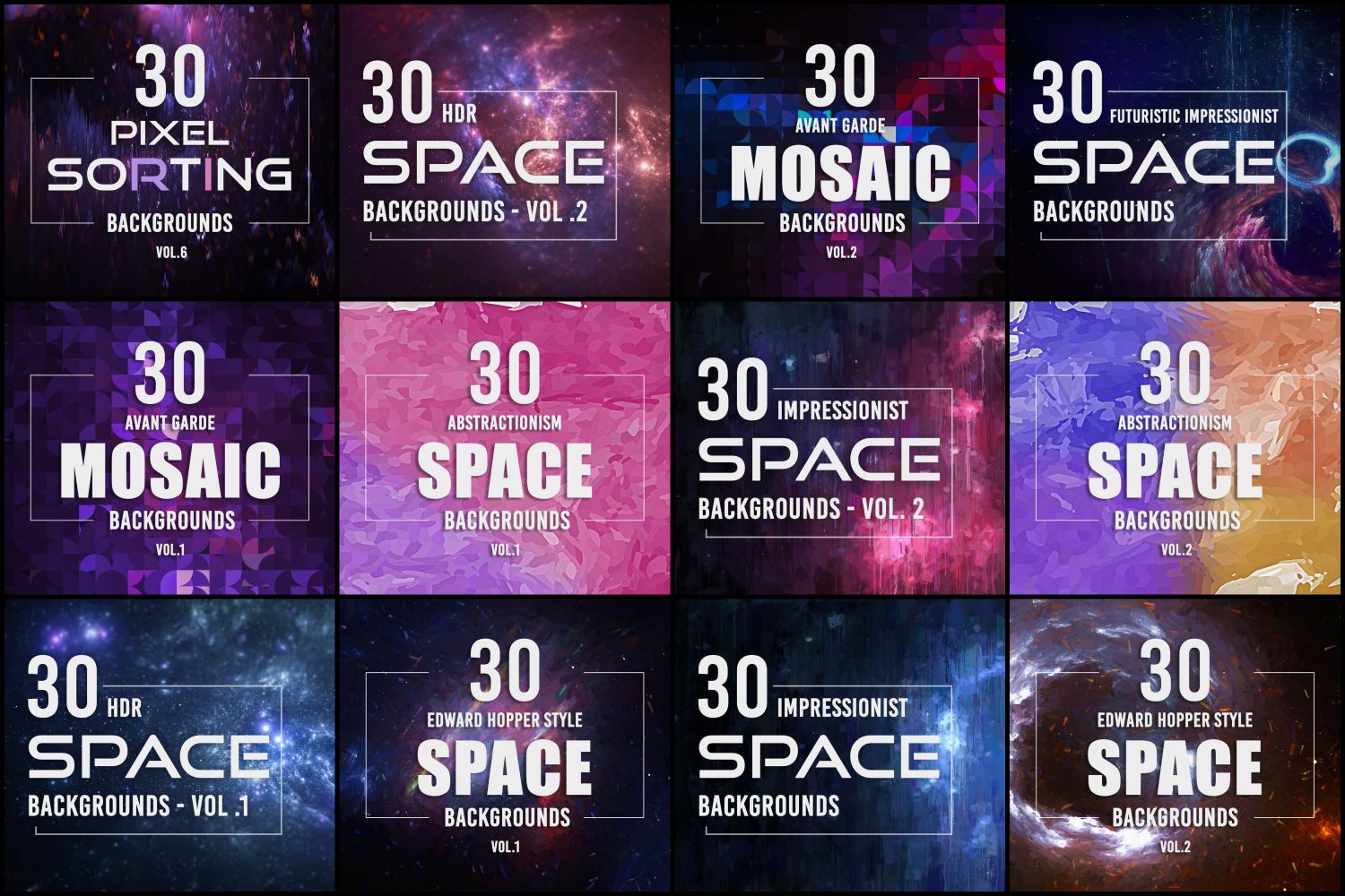 3000+ Space Backgrounds and Textures Collection – Vol.2