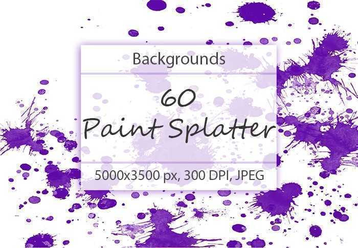 60_Paint_Splatter_Backgrounds