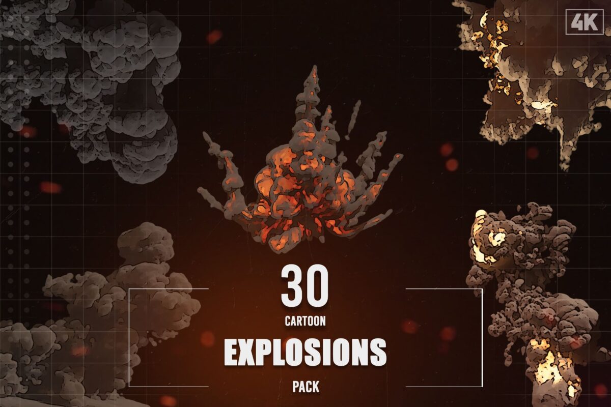 30_Cartoon_Explosions_Pack