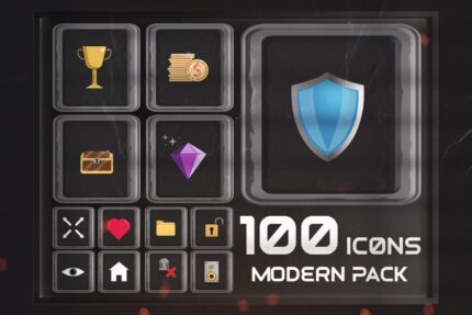 100 Modern Icons Pack