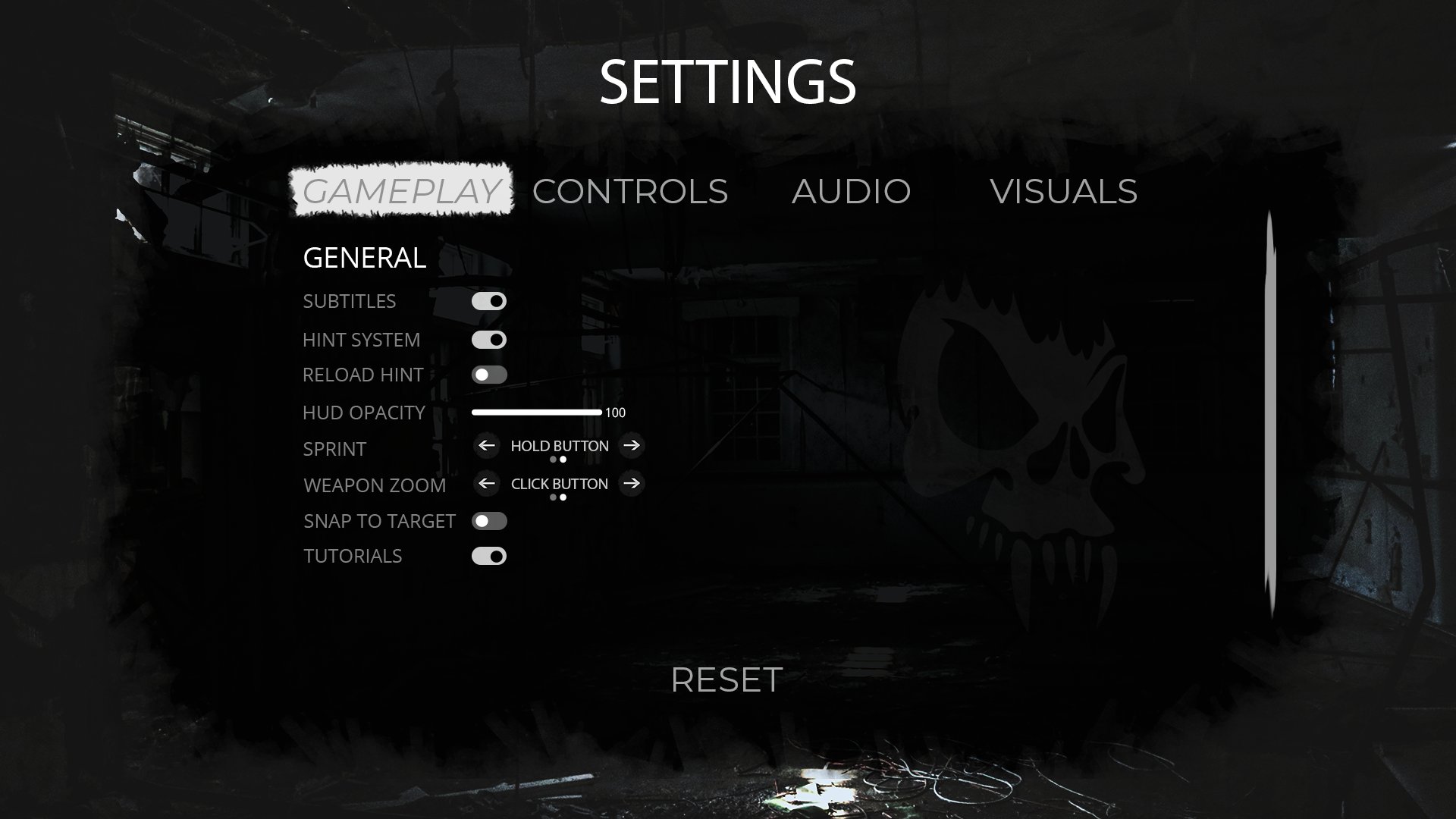 Horror Game PSD UI Kit