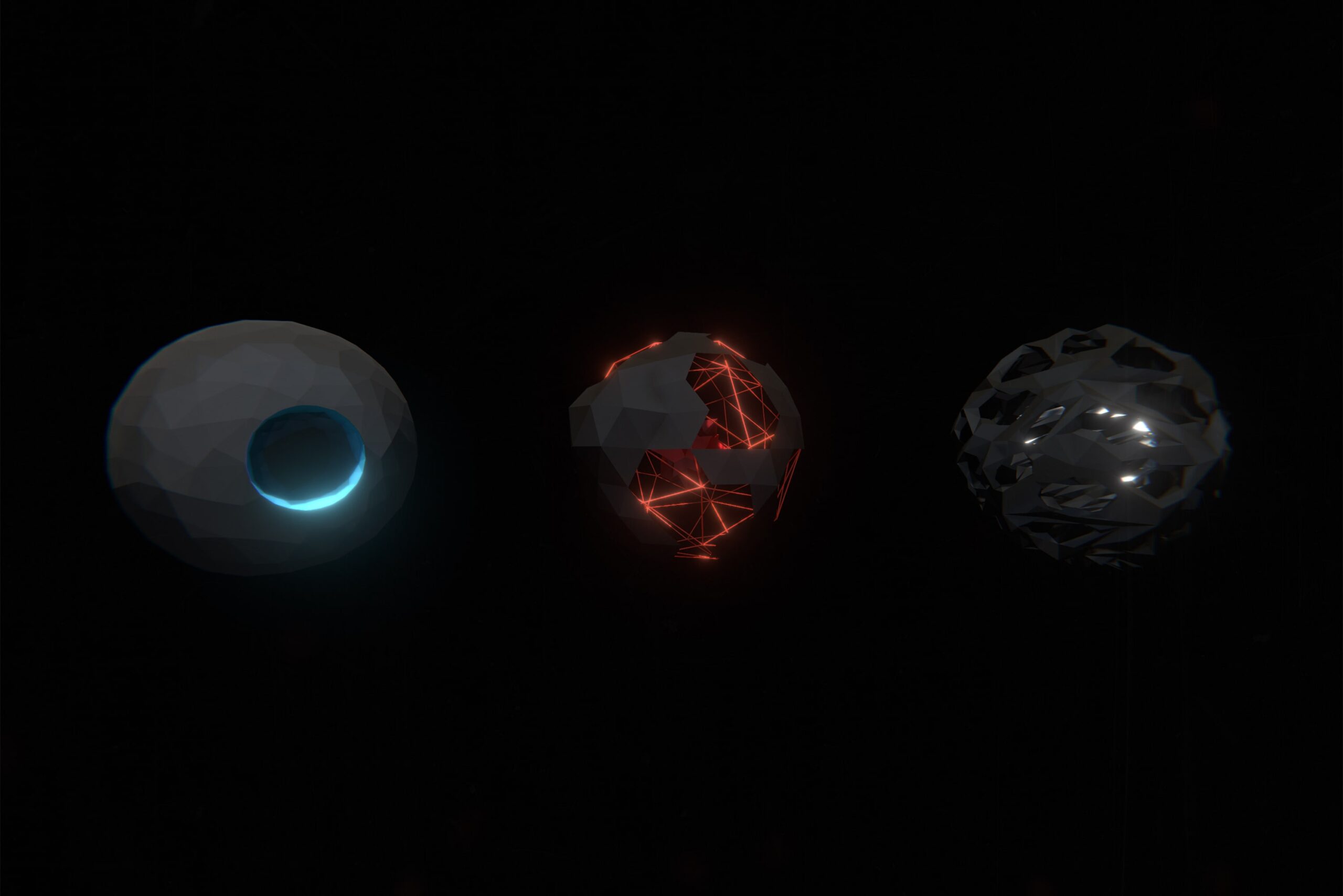 Low Poly Planets Pack - Preview Image 1