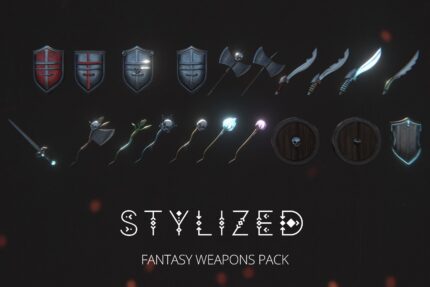Stylized Medieval Fantasy Weapons Pack