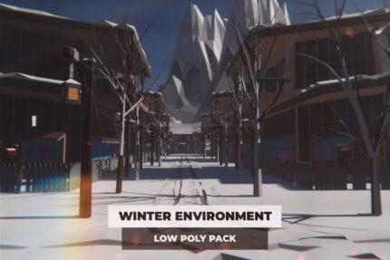 Winter Environment Low Poly Pack