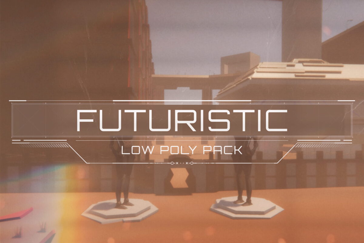 Futuristic Low Poly Pack - Main Image